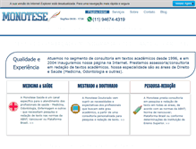 Tablet Screenshot of monotese.com.br